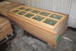 (10) 1 3/4”X30”X79” Glass Window Pine Doors