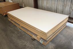 Approxamitley (20) Sheets of 4X8 5/8" White Melamine MDFC