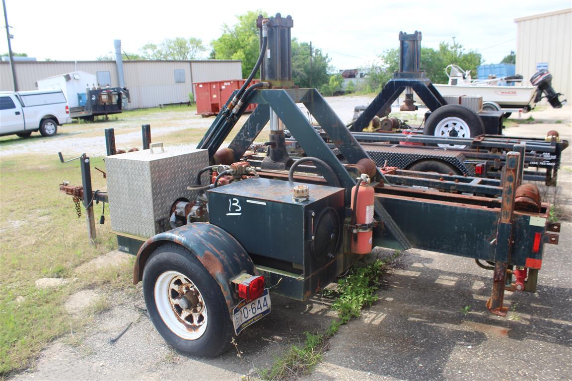 PIPE STRAIGHTENER TRAILER MOUNTED, W/ACCESSORIES TITLED TRAILERS