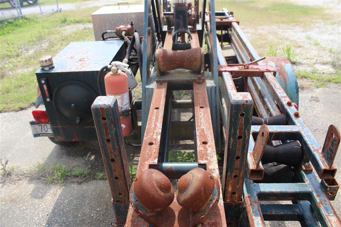 PIPE STRAIGHTENER TRAILER MOUNTED, W/ACCESSORIES TITLED TRAILERS