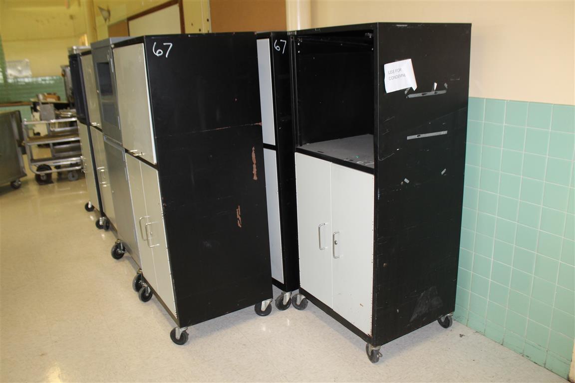 (9) Roll Around Storage and Computer Carts