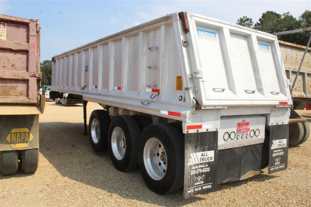 2005 MATE 30' ALUMINUM DUMP TRAILER