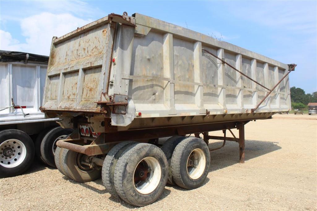 HEIL 24 YARD ALUMINUM DUMP TRAILER