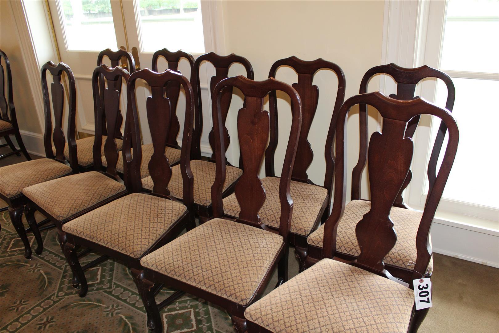 (10) CHERRY BANQUET CHAIRS