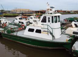 "BAYOU LADY" 36 FT X 14 FT X 5 FT CREW BOAT W/FRONT PUSH KNEES