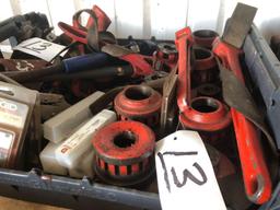 Lot of Misc Ridgid Pipe Cutters - Manual Threaders - Teeth