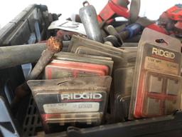 Lot of Misc Ridgid Pipe Cutters - Manual Threaders - Teeth