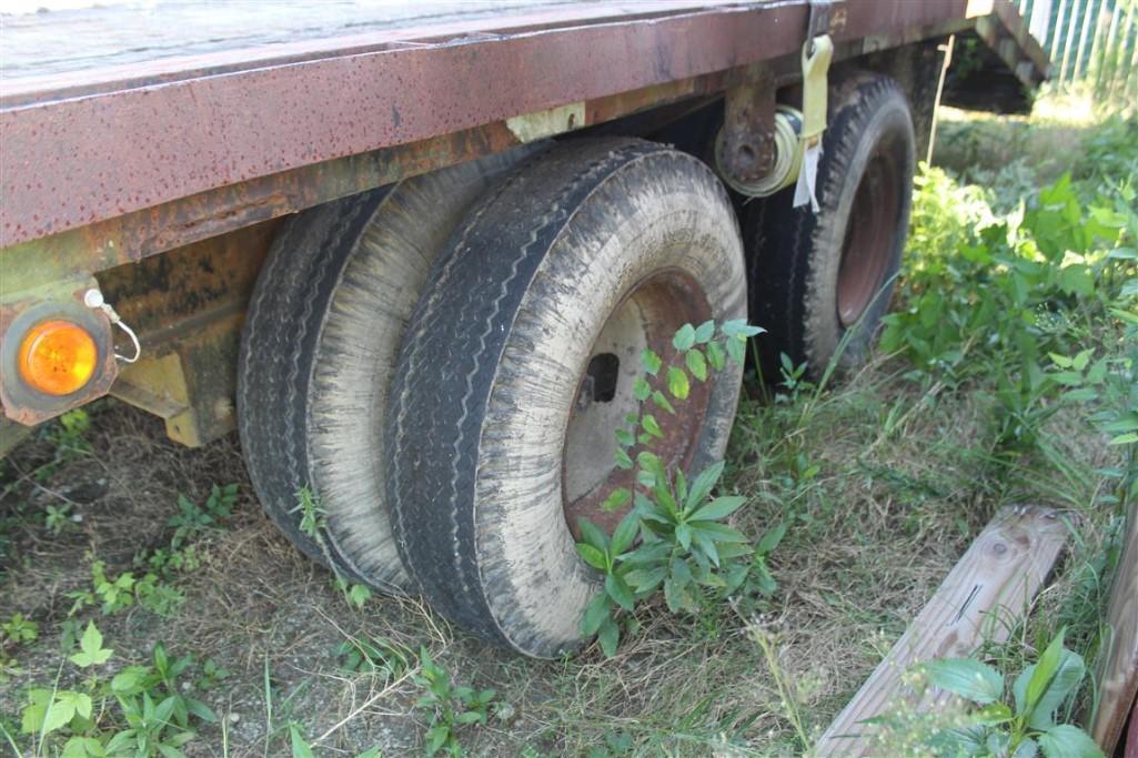 2001 PARKER Gooseneck, Tandem Axle Trailer