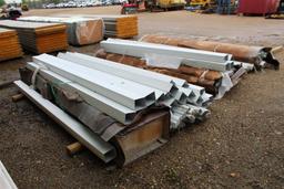 LOT OF GUTTERS & TRIM Approximately 10 Ft Long - White