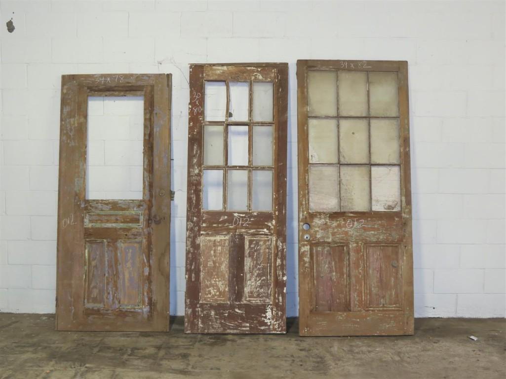5 Reclaimed Antique Cypress Doors