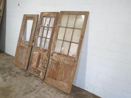 5 Reclaimed Antique Cypress Doors