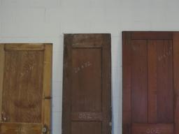 3 Reclaimed Antique Cypress Doors