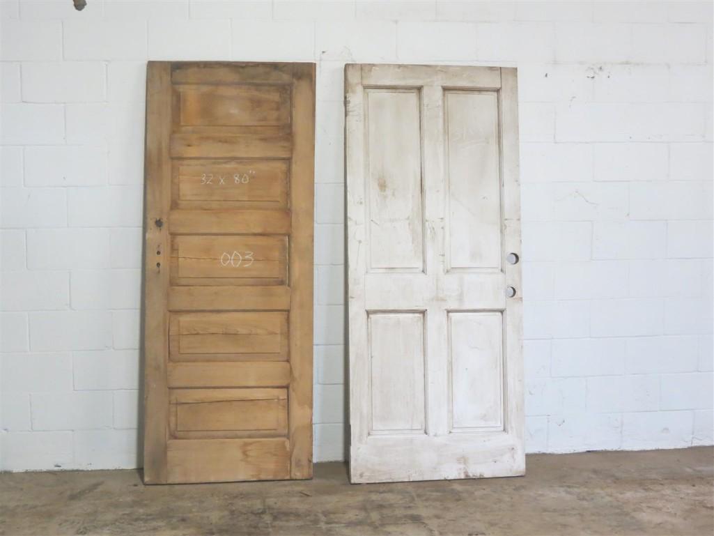 2 Reclaimed Antique Cypress Doors