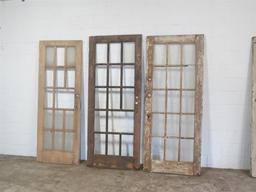 3 Reclaimed Antique Cypress doors