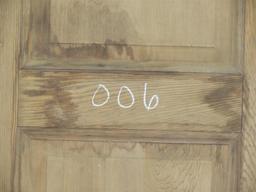 3 Reclaimed Antique Cypress 2 panel interior doors