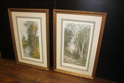 (2) Tree Prints (28x41 Inch)