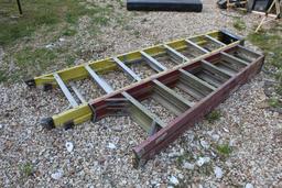 (2) A-Frame Ladders (Fiberglass 6 Feet and 8 Feet)