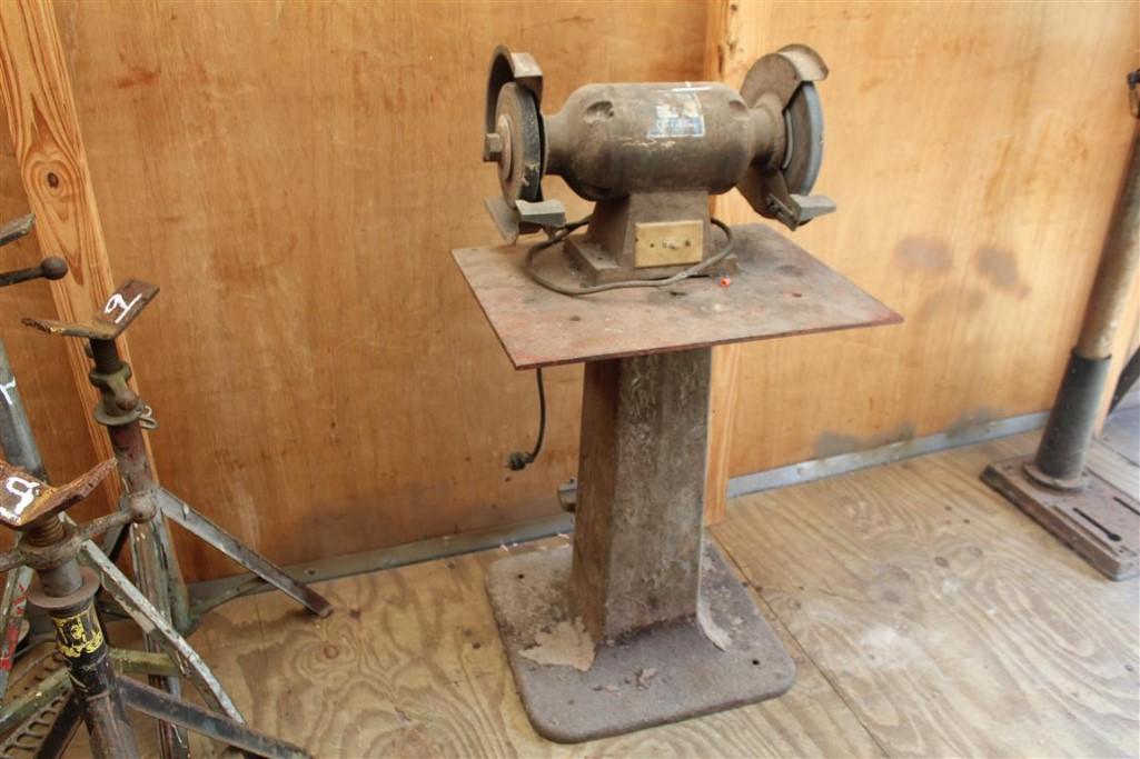 Heavy Duty Bench Grinder on Pedestal