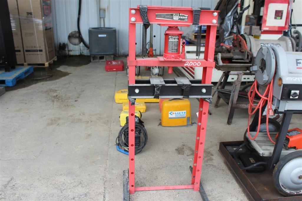 20 TON SHOP PRESS (RED)