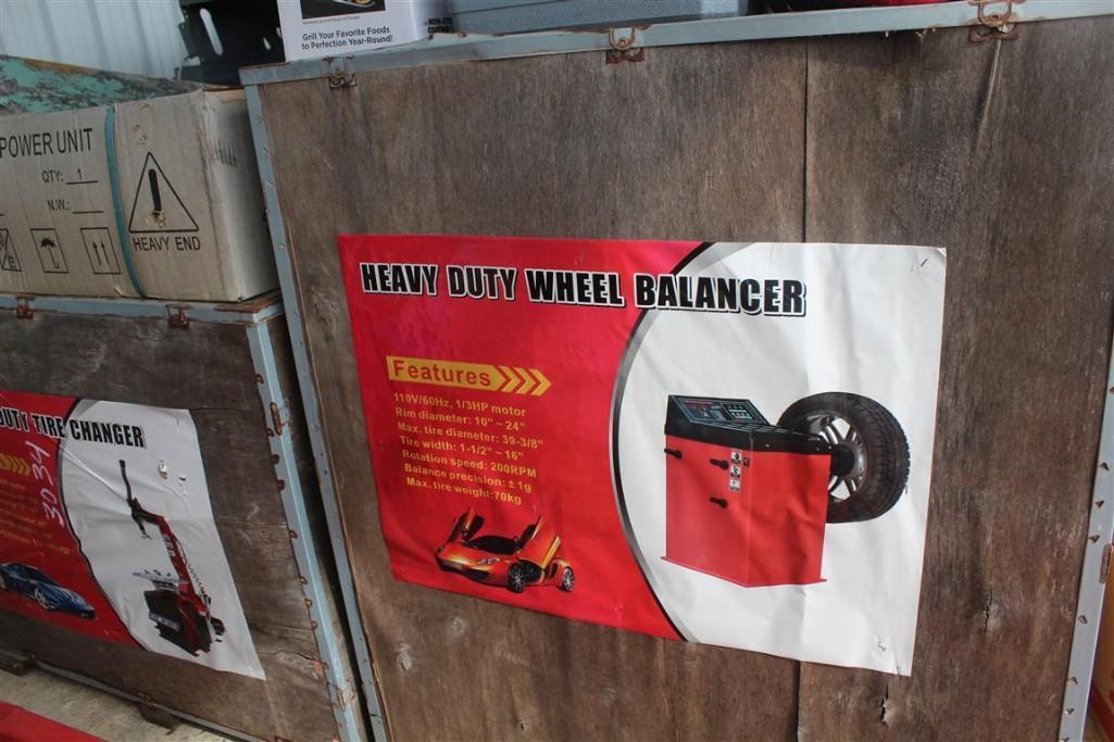 HEAVY DUTY WHEEL BALANCER