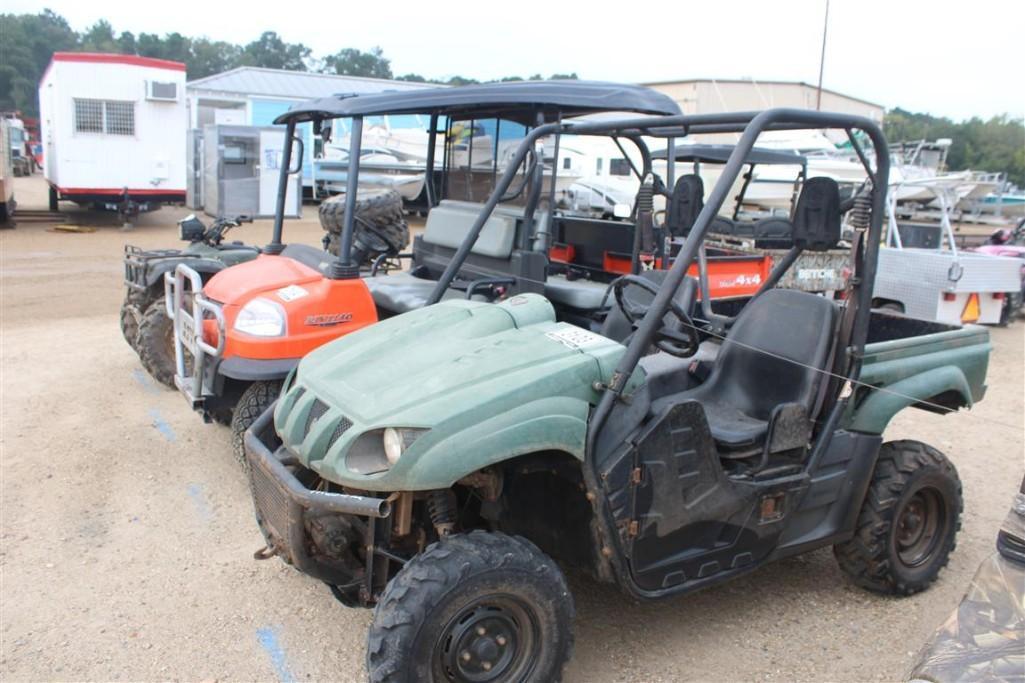 2012 YAMAHA RHINO W/ FRONT WINCH & DUMP BED