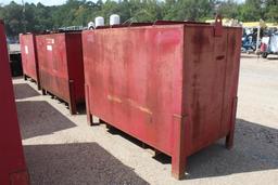 LOT OF (2) LUBE OIL TANKS