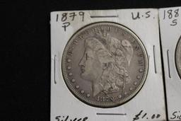 JAMES MONROE DOLLAR, 1881 James Garfield Dollar, 1879 Silver Dollar, 1881 Silver Dollar