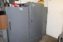 Shop Fridge, Misc Wedling Rods, Metal Cabinet