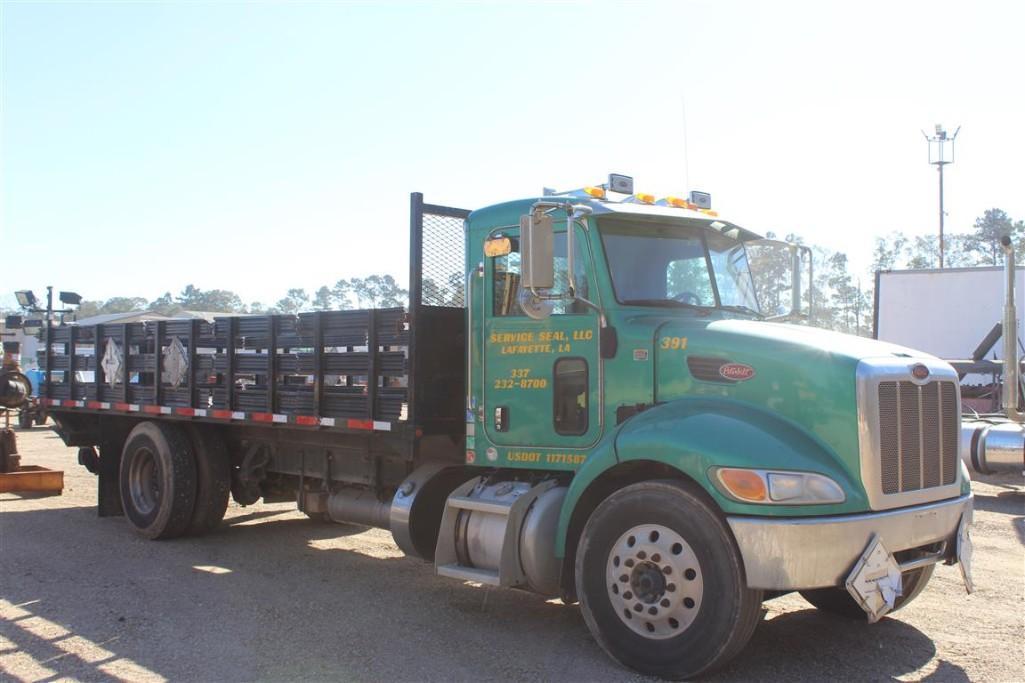 2012 PETERBILT 337 21FT FLATBED