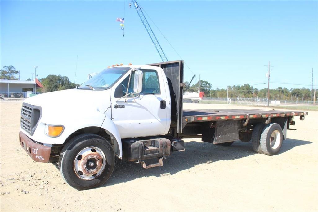 2000 FORD F650 - 20FT FLATBED