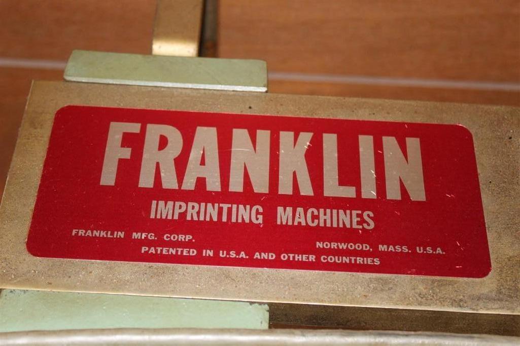 Franklin Electric Roll Leaf Stamping Press