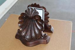 Wood Decorative Book Shelf Ends