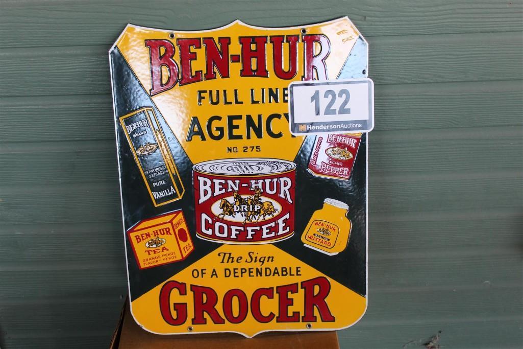 Ben-Hur Grocer Sign
