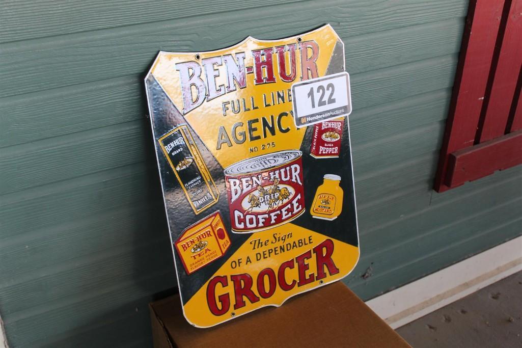 Ben-Hur Grocer Sign