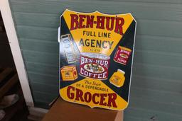 Ben-Hur Grocer Sign