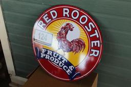 Red Rooster Fruit & Produce Sign