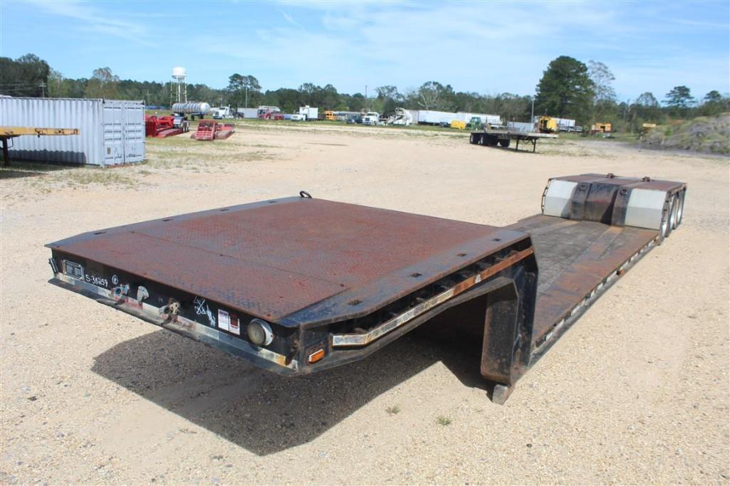 1983 NELSON ART-50LD 50 TON 48FT LOW BOY TRAILER