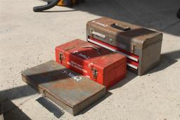 MILWAUKEE DRILL W/ TOOL BOXES W/ TOOLS