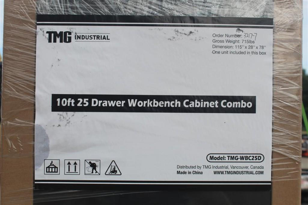 TMG 10FT WORK BENCH CABINET COMBO