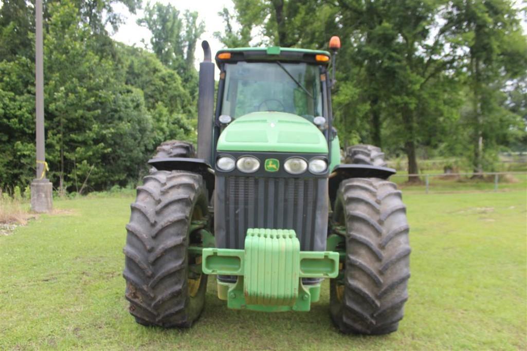 2007 JOHN DEERE 8430 4X4 and JOHN DEERE 1510C CARRY ALL SCRAPER