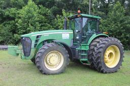 2007 JOHN DEERE 8430 4X4 and JOHN DEERE 1510C CARRY ALL SCRAPER