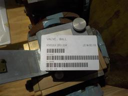 LOT OF (3) 3 INCH BALL VALVES