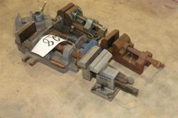 LOT OF (6) VISES