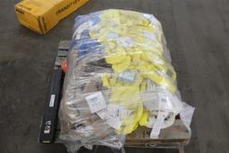 PALLET OF CERTEX POLYESTER ROUND SLINGS VARIOUS SIZES