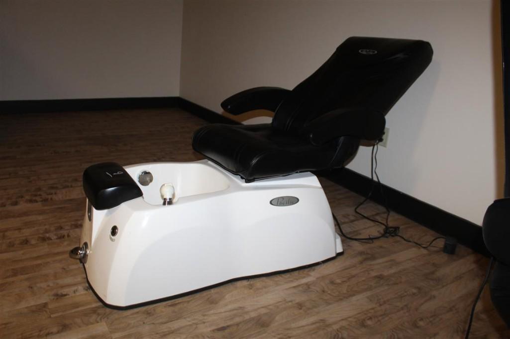 PACIFIC FOOT SPA PEDICURE UNIT W/ MASSAGING SEAT