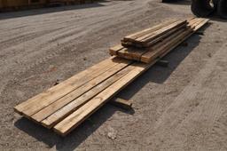 LOT OF ROUGH CUT WOOD