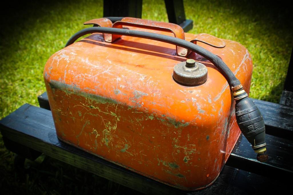 VINTAGE BOAT GAS TANK