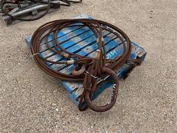 1IN WIRE ROPE 4 POINT BRIDLE WITH HOOKS