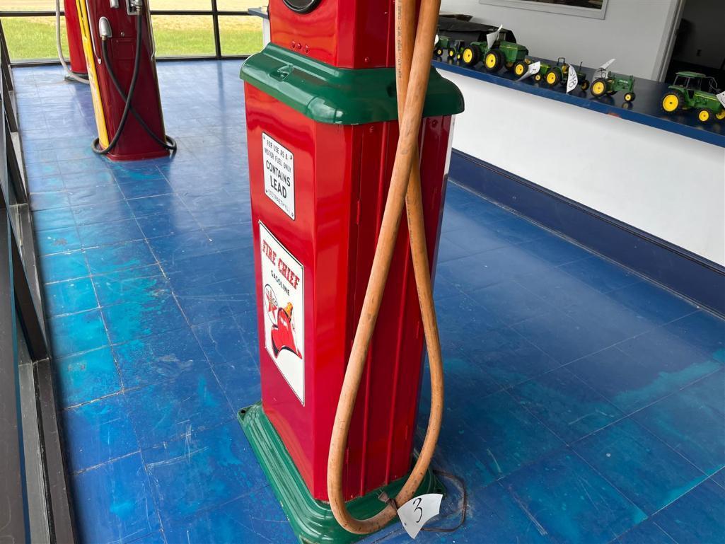 1929 TEXACO ANTIQUE CLOCK FACE FUEL PUMP