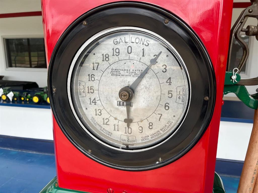 1929 TEXACO ANTIQUE CLOCK FACE FUEL PUMP